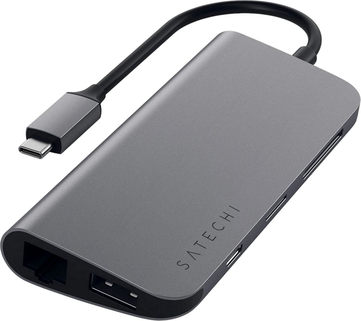 Адаптер Satechi Aluminum Type-C Multimedia Adapter Space Gray